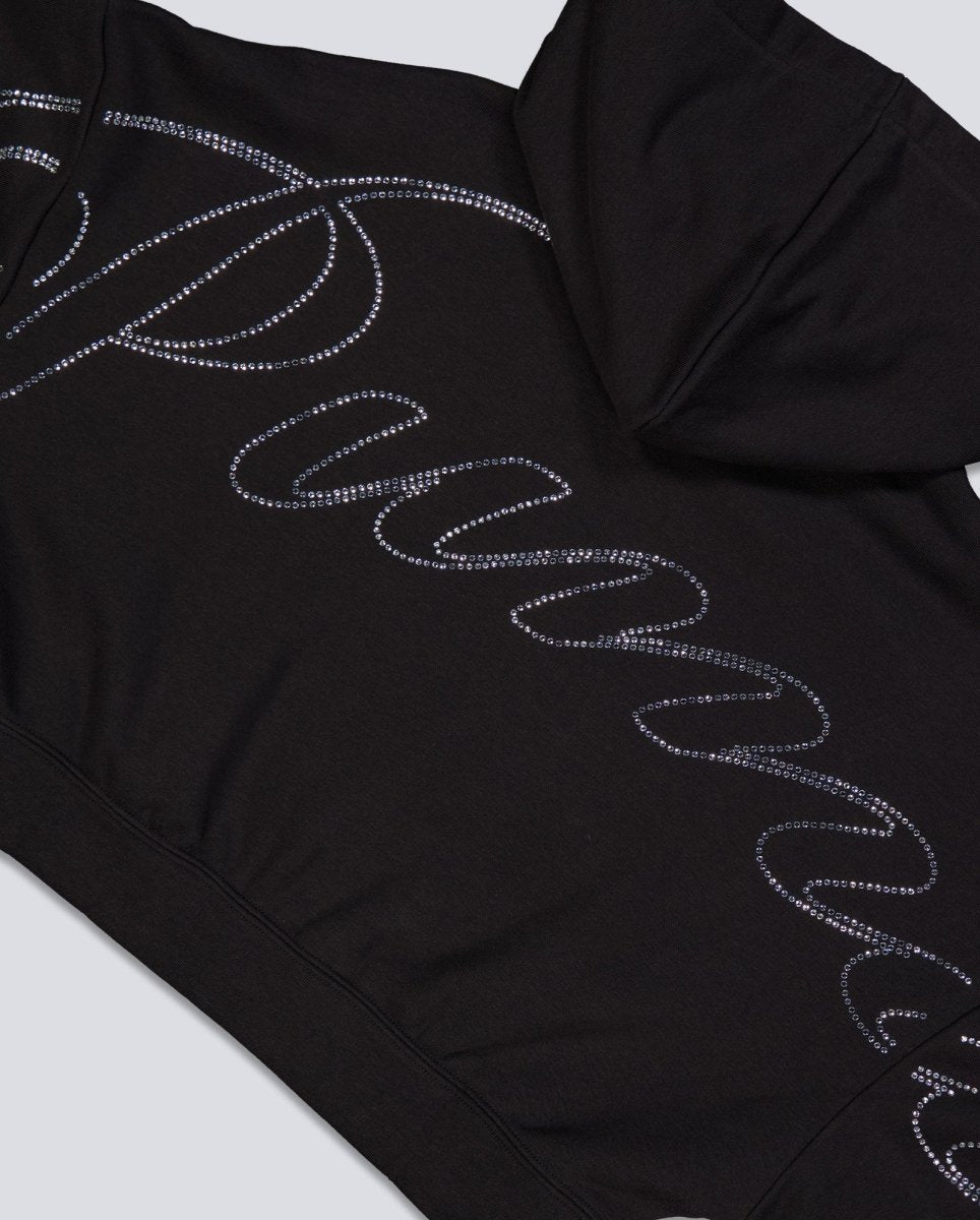 Sudadera Puma Essential Graphics Bedazzled Negro Mujer 635394-01