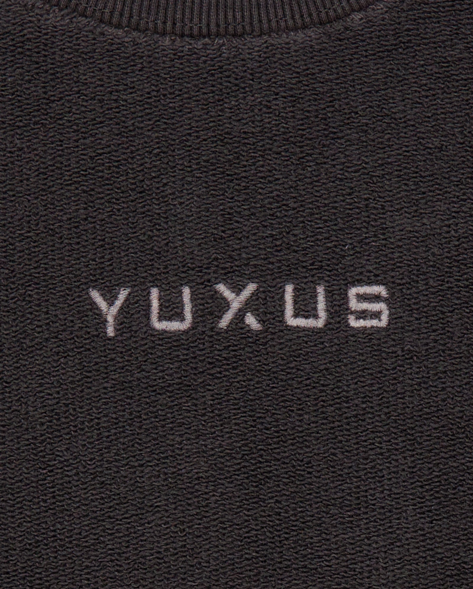 Sudadera Yuxus Cronos Reverse Gris Unisex 10-SP24-CREWNECK-COAL.
