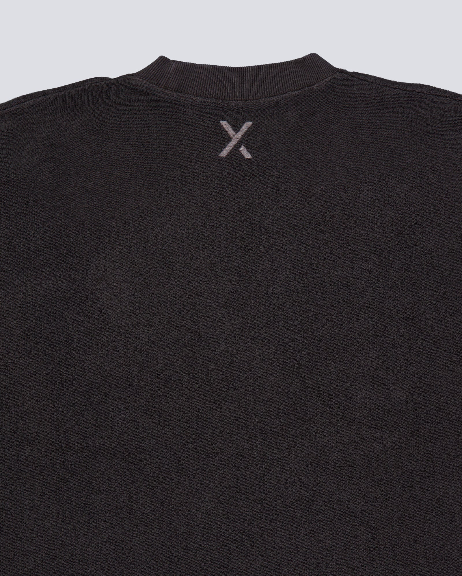 Sudadera Yuxus Cronos Reverse Gris Unisex 10-SP24-CREWNECK-COAL.