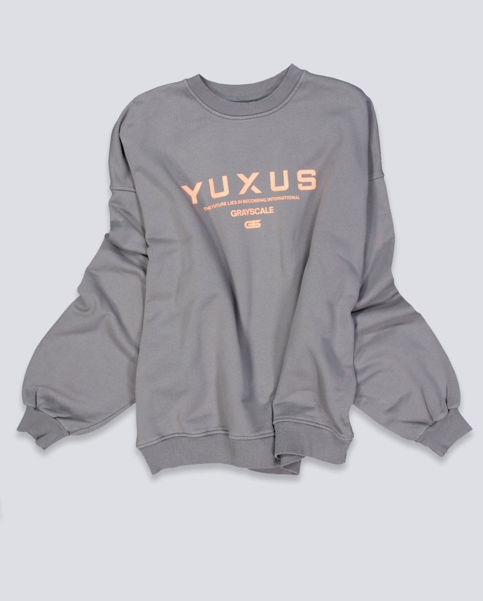 Sudadera Yuxus Grayscale Gris Unisex 18-24-CREWNECK-DIM