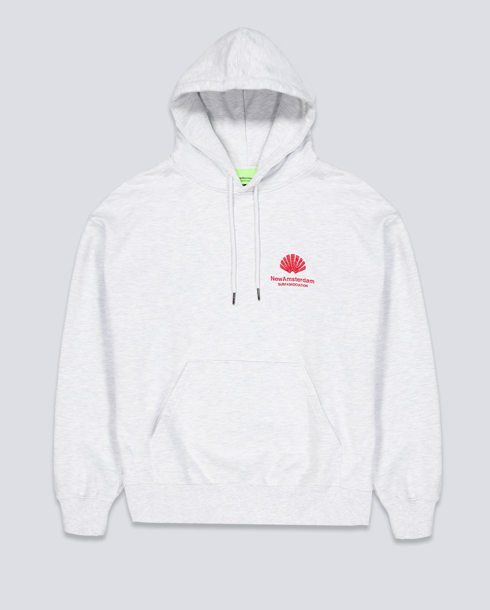 Sudadera con Capucha New Amsterdam Surf Association Logo Gris Unisex 2601117001