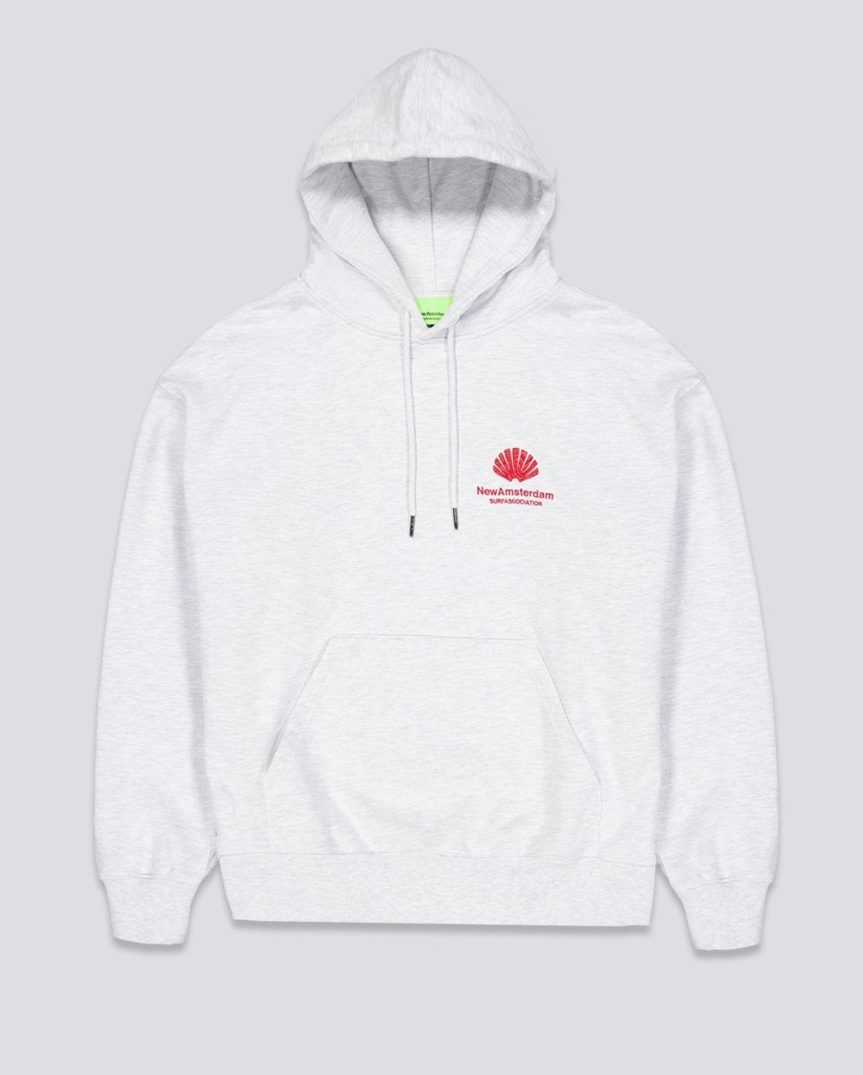 Sudadera con Capucha New Amsterdam Surf Association Logo Gris Unisex 2601117001