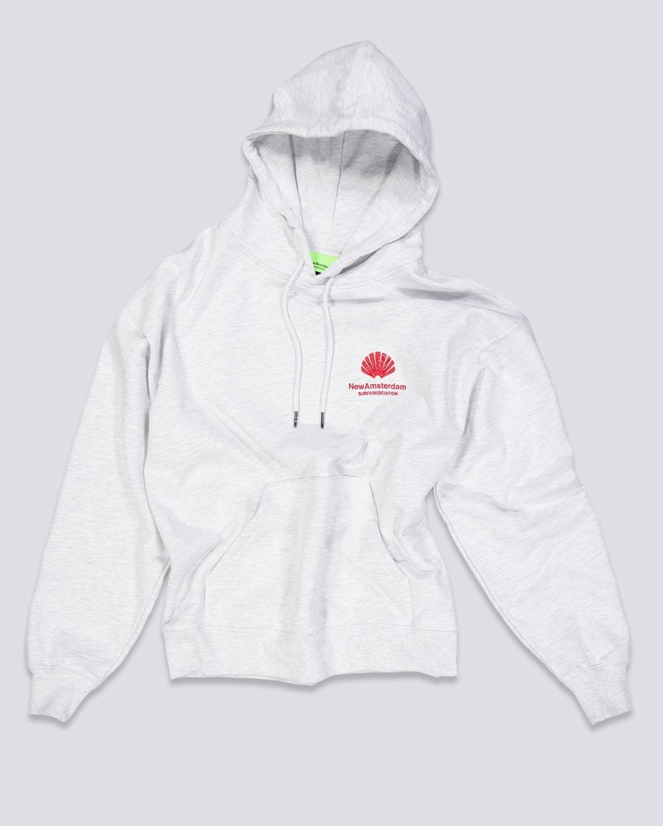 Sudadera con Capucha New Amsterdam Surf Association Logo Gris Unisex 2601117001