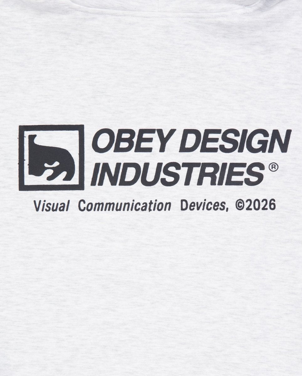 Sudadera con Capucha Obey Design Industries Gris UnisexSudadera con Capucha Obey Design Industries Gris Unisex 112470268-AGRY
