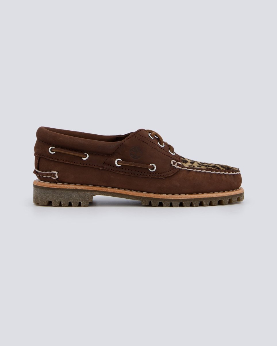 Timberland Boat Nubuck Leopardo Marrón Mujer TB0A2GNVEM51 zapatos
