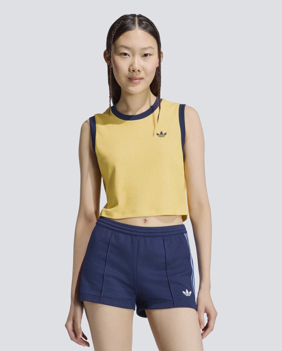 Top Adidas Heather Amarillo Mujer KS9955
