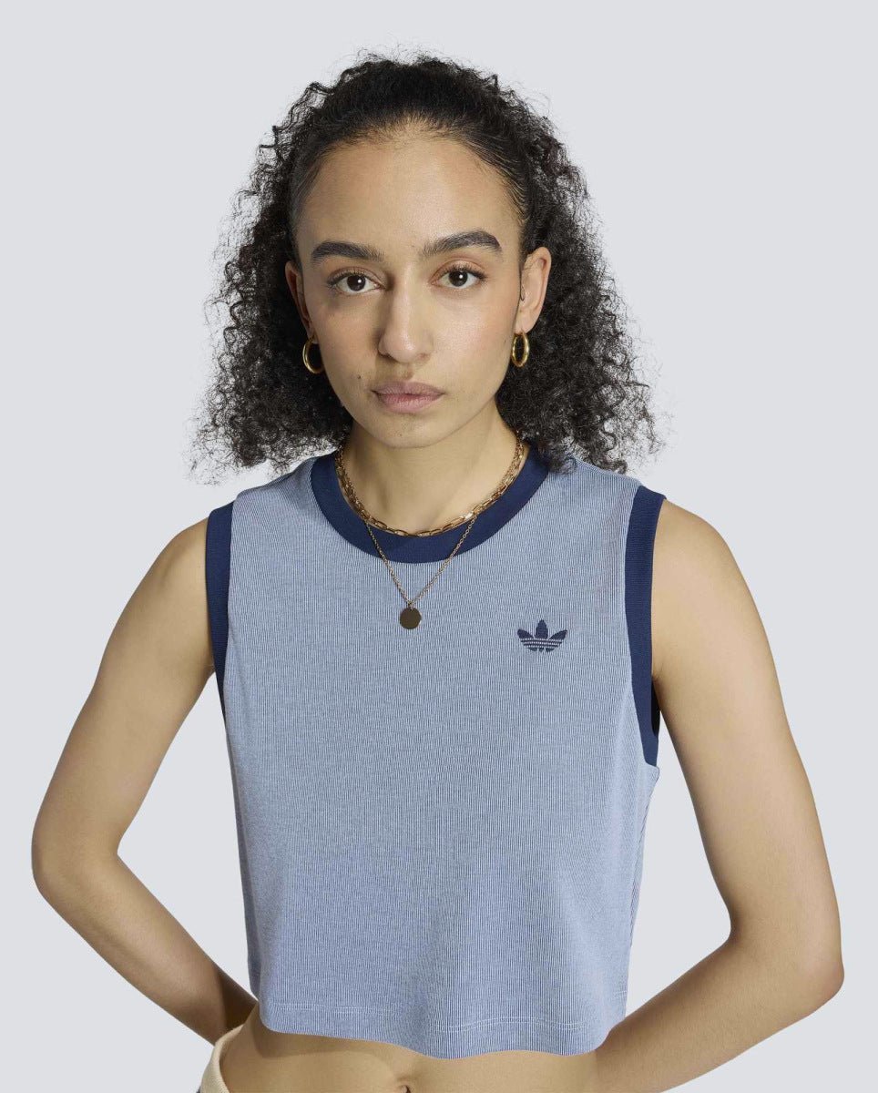 Top Adidas Heather Azul Marino Mujer KS6789