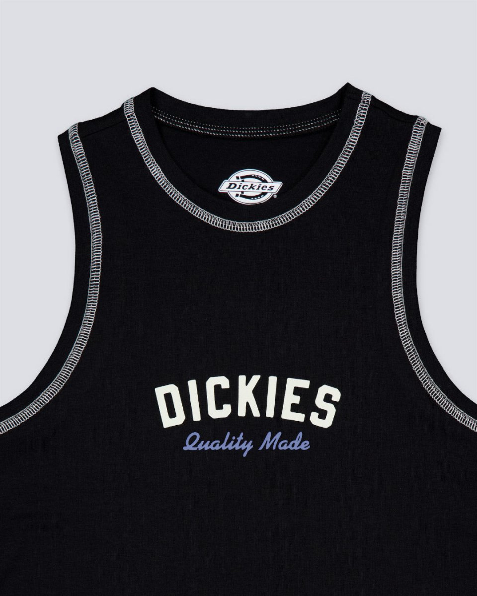 Top Dicikes Racer Negro Mujer DK0A4Z8GBLK1