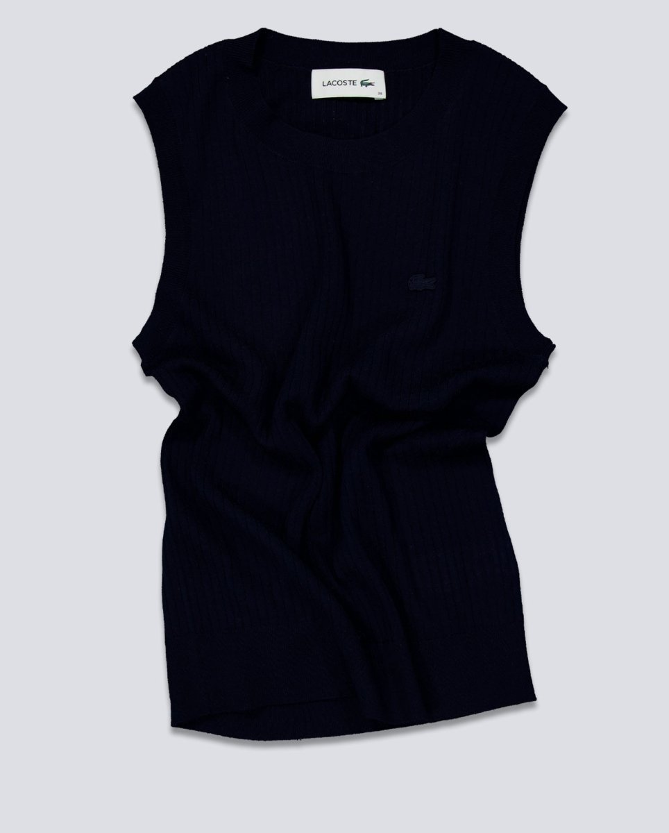 Top Punto Lacoste Azul Mujer AF9988-166