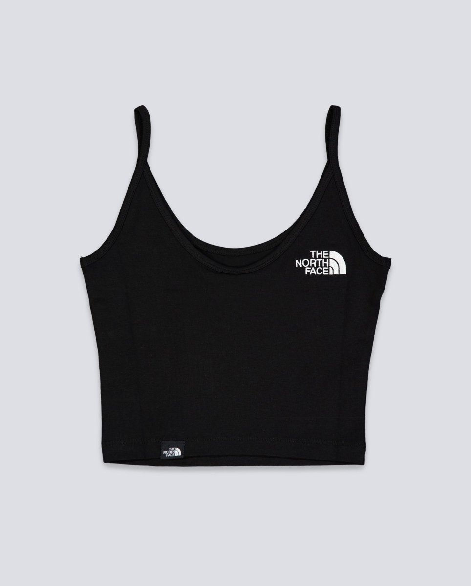 Top The North Face Slim Crop Tank Negro Mujer NF0A55AQJK31