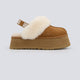 Ugg Funkette Con Plataforma Marrón Mujer