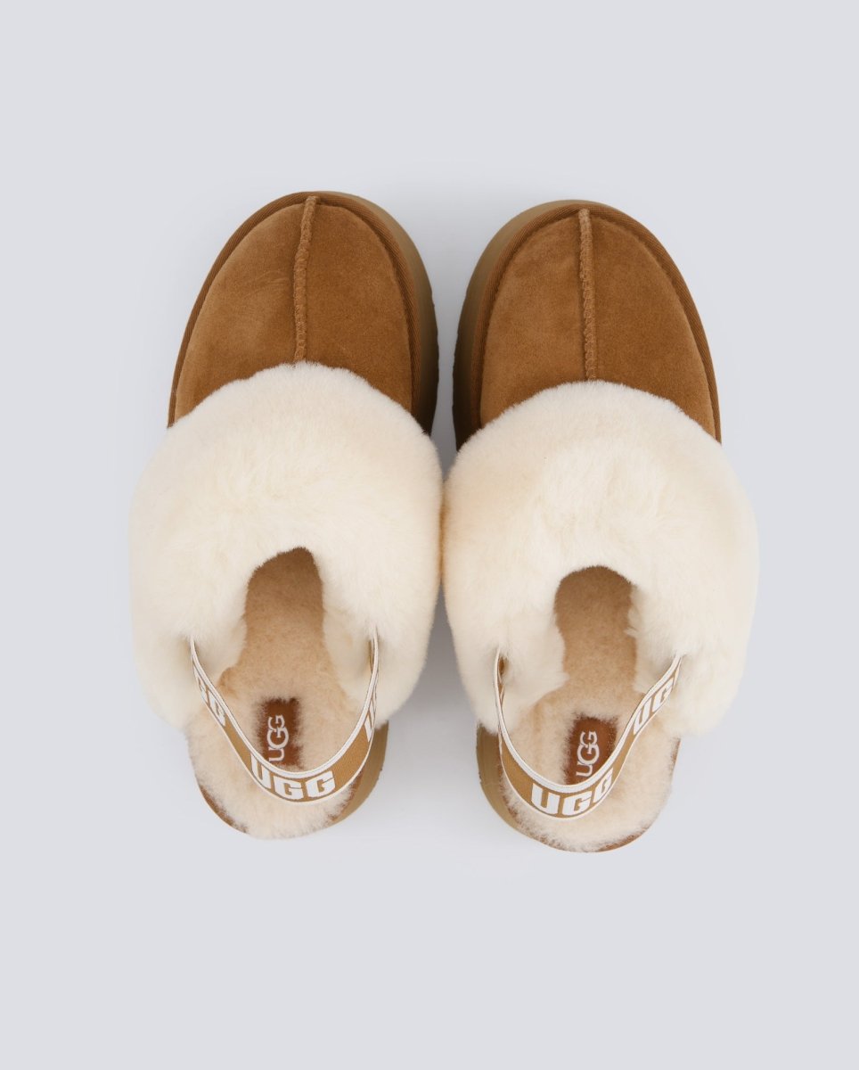 Ugg Funkette Con Plataforma Marrón Mujer 1113474 zuecos