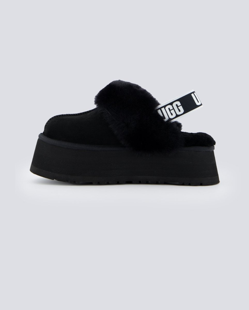Ugg Funkette Con Plataforma Negro Mujer 1113474 zuecos