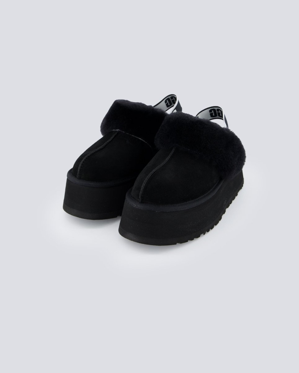 Ugg Funkette Con Plataforma Negro Mujer 1113474 zuecos