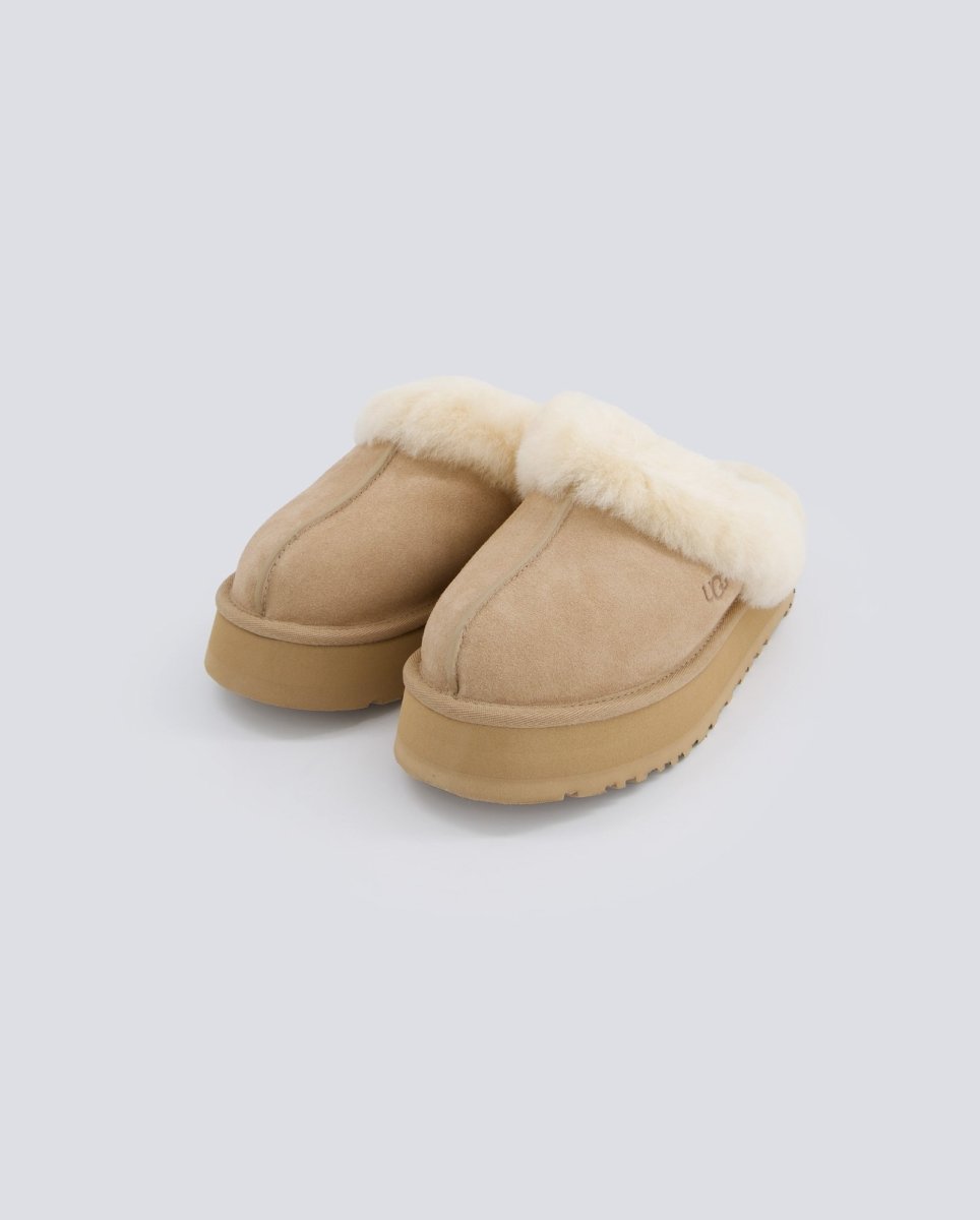 Ugg Plataforma Disquette Beige Mujer 1122550 zuecos
