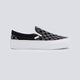 Vans Classic Slip-On Platform Metallic Gris Y Negro Mujer
