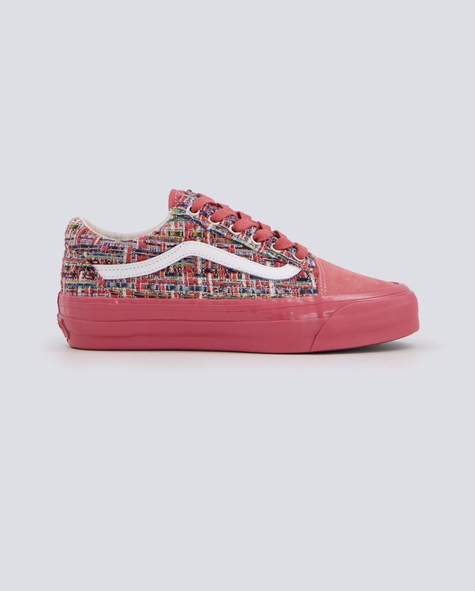 Vans Lx Old Skool Tweed Mauvewood Rosa Mujer VN000D9VZRY1 zapatillas