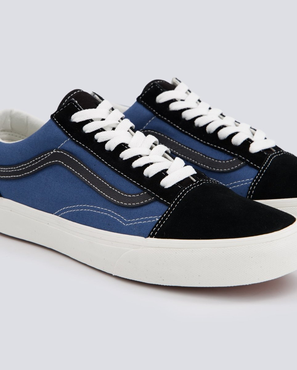 Vans Old Skool Basics Azul Y Negro Hombre VN000D7ZNGV1 zapatillas