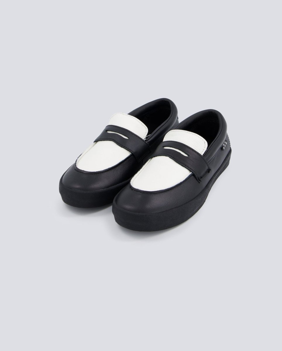 Vans Skate Loafer Negro Y Blanco Hombre zapatos