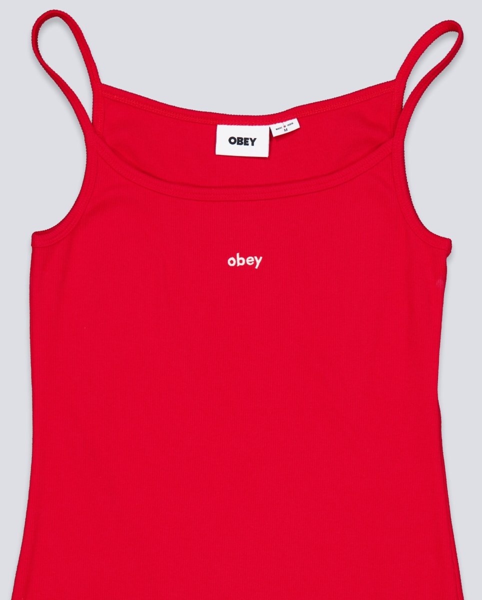 Vestido Obey Bianca Long Tank Rojo Mujer 401500438-CHR