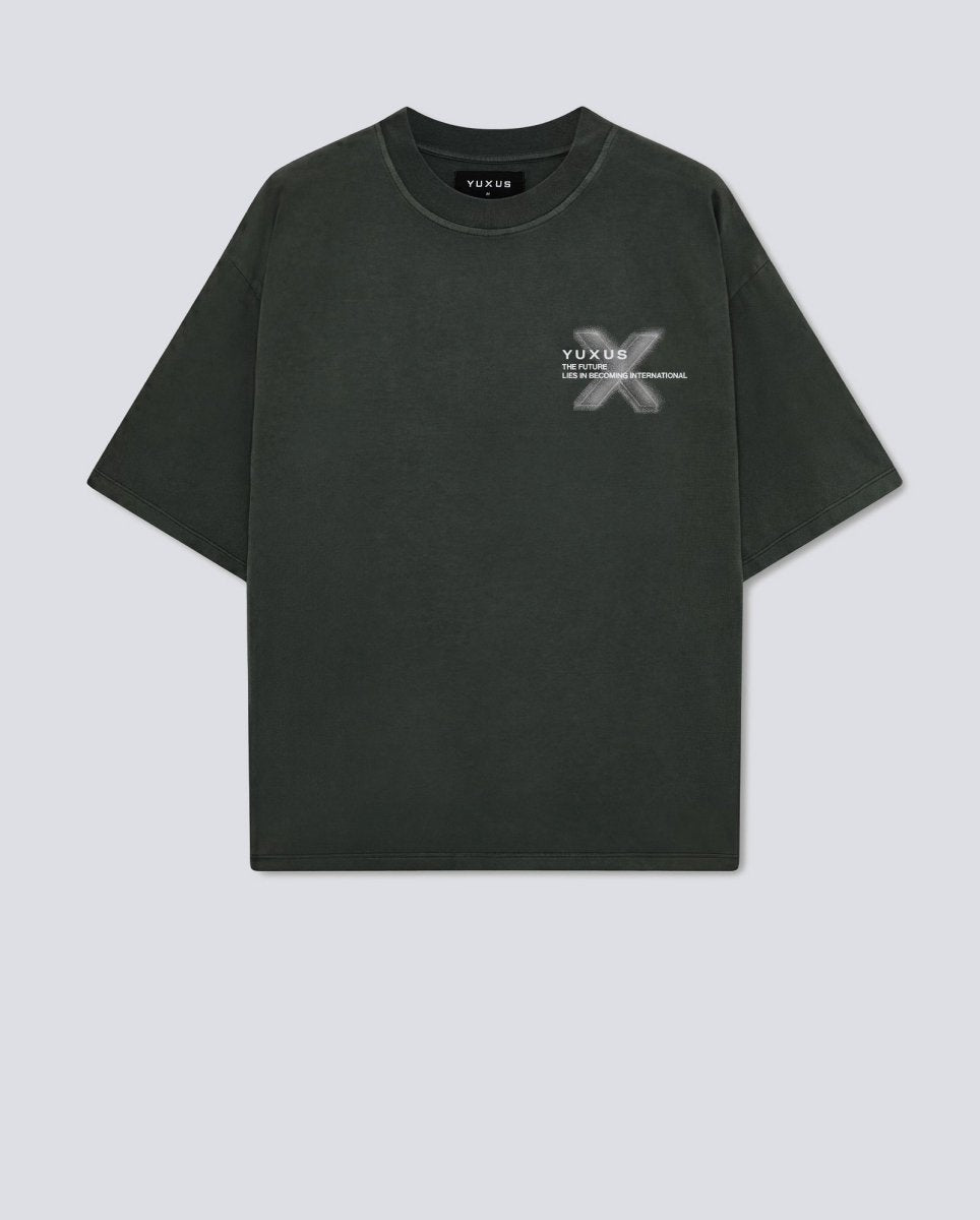 Camiseta Yuxus Bay Patterns Gris Unisex