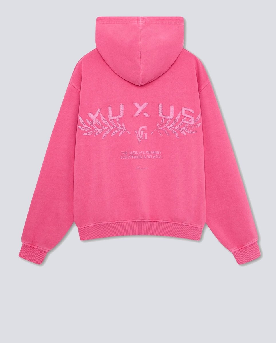 Sudadera Yuxus Magenta Vanguard Hoodie Rosa Unisex