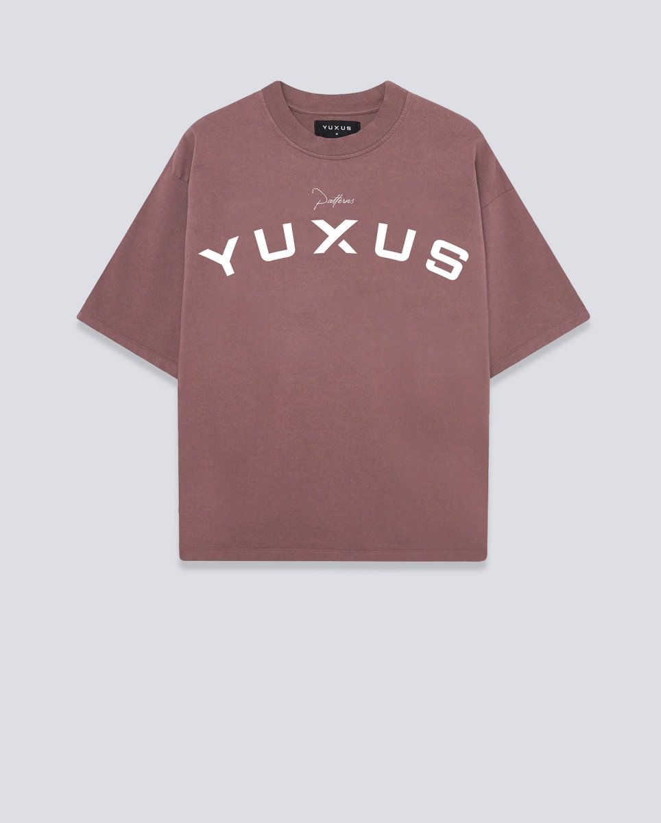 Camiseta Yuxus Grape Patterns Granate Unisex