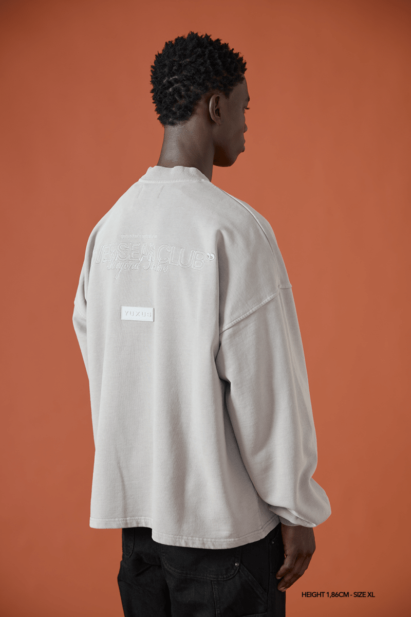 Sudadera Yuxus Grayscale Gris Unisex