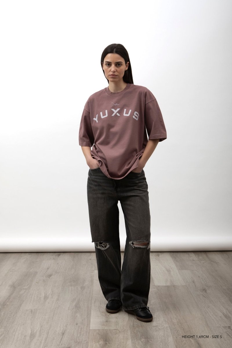 Camiseta Yuxus Grape Patterns Granate Unisex