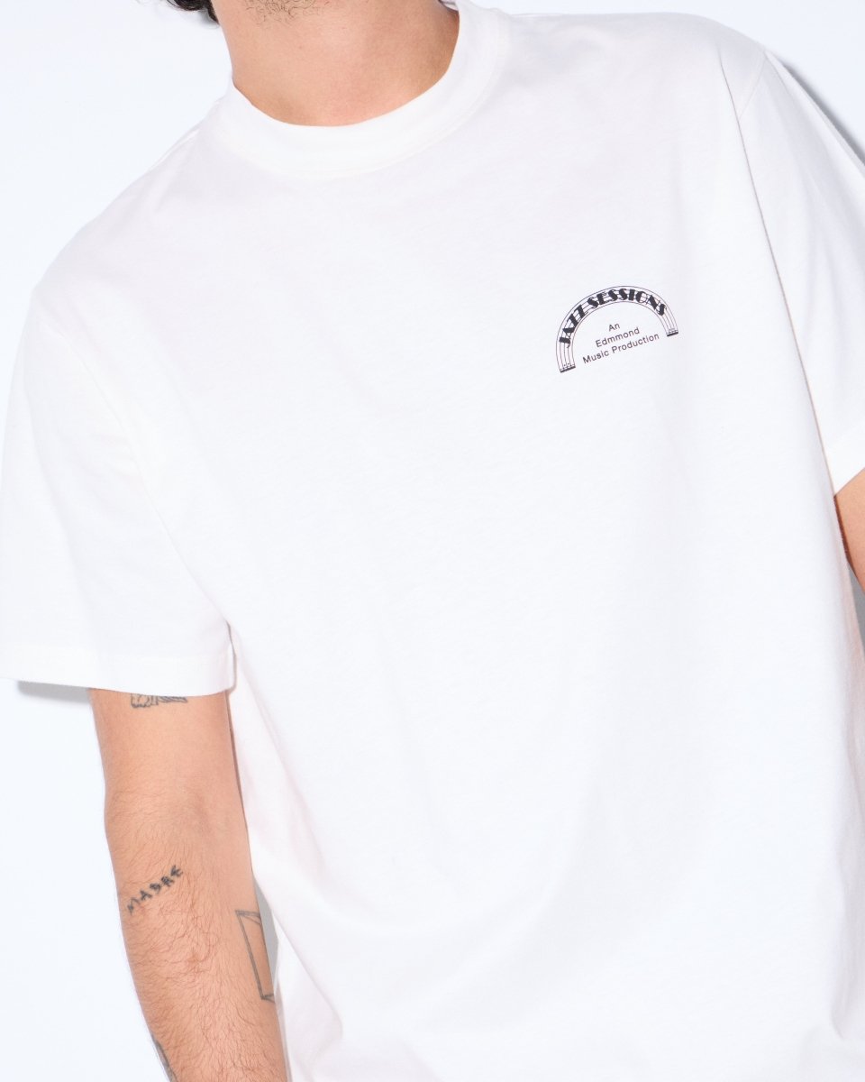 Camiseta Edmmond Studios Jazz Sessions Blanco Unisex