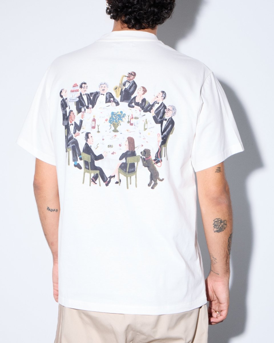 Camiseta Edmmond Studios Jazz Sessions Blanco Unisex